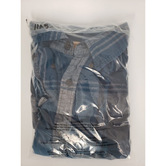 FOUNDRY BLUE AND WHITE SHIRT NWT 2XLT BIG AND TALL - Picture 7 of 7